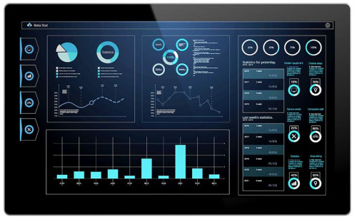 21.5-дюймовый промышленный сенсорный компьютер DARVEEN DPC-7210